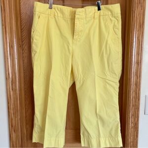 GAP Sunny Yellow Cropped Chinos